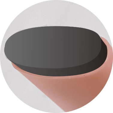 カラースティックの先端