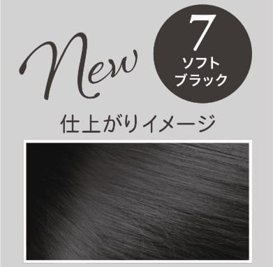 ソフトブラック仕上がりイメージ